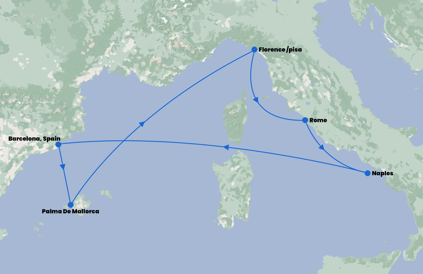 Med from Barcelona with Harmony Of The Seas